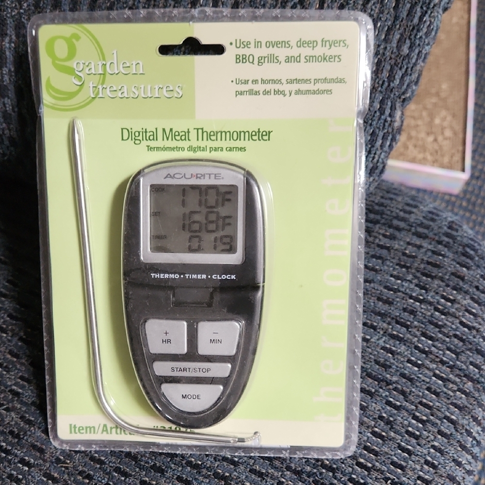 Digital Meat Thermometer - Black
